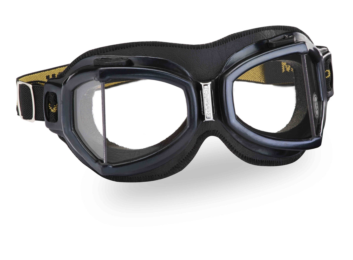 Classic Motorcycle Aviator Glasses Climax Custom 520 Googles Made in Spain