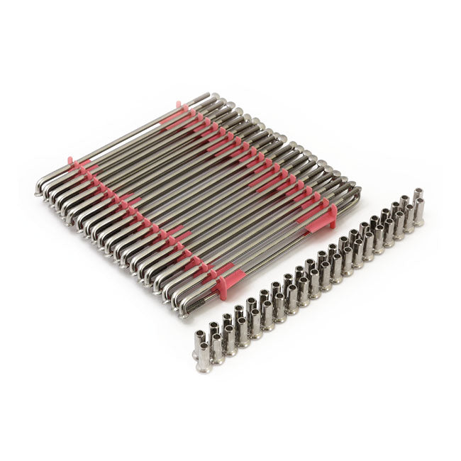 Stainless Spoke Set, 16 Inch For Harley-Davidson