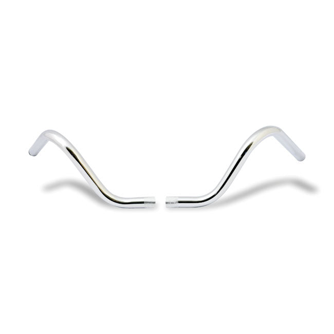 2-PIECE BUCKHORN STYLE HANDLEBAR 1" CHROME FOR HARLEY-DAVIDSON 56044-75