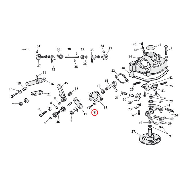 Chrome Hex Bolt 1/4 Inch-20 X 7/8 For Harley-Davidson