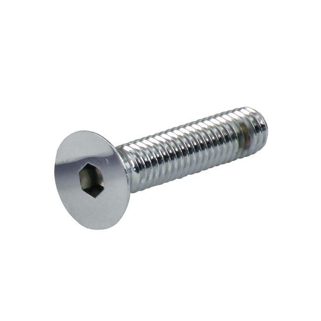 M8 X 30mm Flathead Allen Bolt Chr For Harley-Davidson