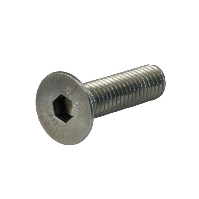 M8 X 30mm Flathead Allen Bolt Stainless For Harley-Davidson