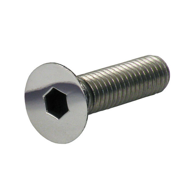M8 X 30mm Flathead Allen Bolt Pol. Ss For Harley-Davidson
