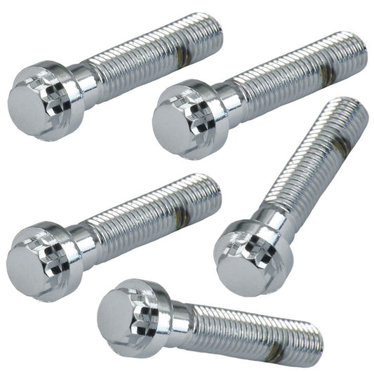 5 Tornillos M10 X 80MM 12-POINT BOLT CHROME