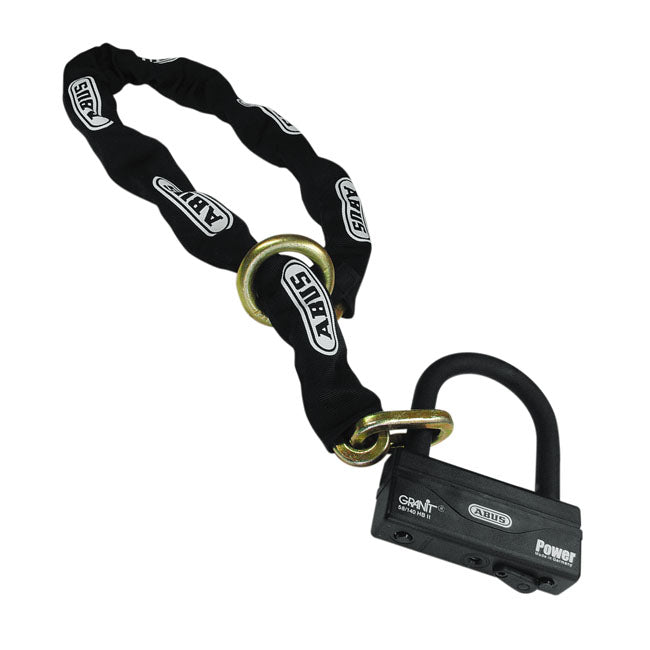 Abus Granit 58 & Black Loop Chain For Harley-Davidson