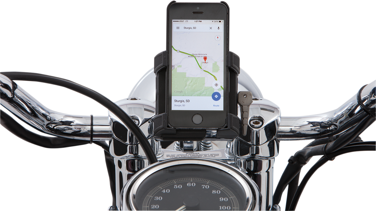 CIRO SMARTPHONE/GPS HOLDERS MOUNT 1.25" W/O CHG BLK