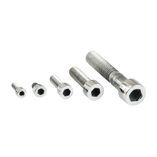 M10 X 55mm Allen Bolt, Pol. Stainless For Harley-Davidson