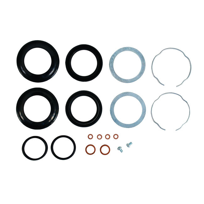 James, Fork Oil Seal Rebuild Kit For Harley-Davidson 45378-87 45790-80 45377-87 45401-87 45905-87