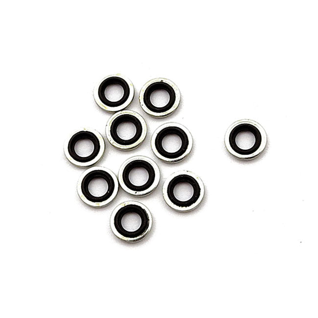 James Seal Washers, Fork Drain Screw For Harley-Davidson