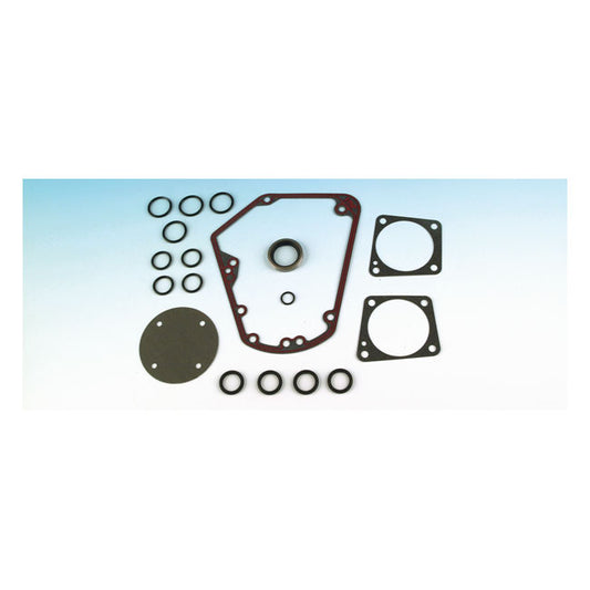 James, Cam Gear Change Gasket Kit. Evo B.T. For Harley Davidson