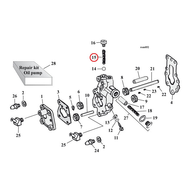 Spring, Check Valve For Harley-Davidson