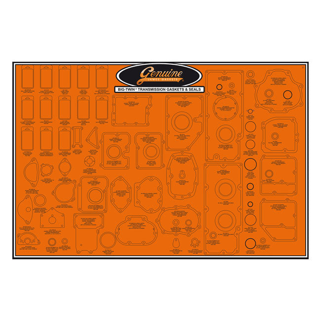 James Gasket Board, All Transmissions For Harley-Davidson