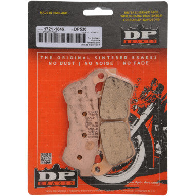 DP BRAKES SINTERED METAL BRAKE PADS FOR HARLEY-DAVIDSON