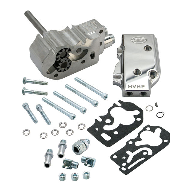 S&S Billet Hvhp Oil Pump. Univ. Cover For Harley-Davidson