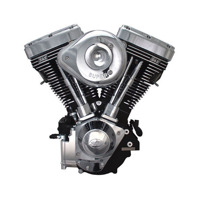 S&S 124ci Ssw+ Engine, Assem. Black(N) For Harley-Davidson