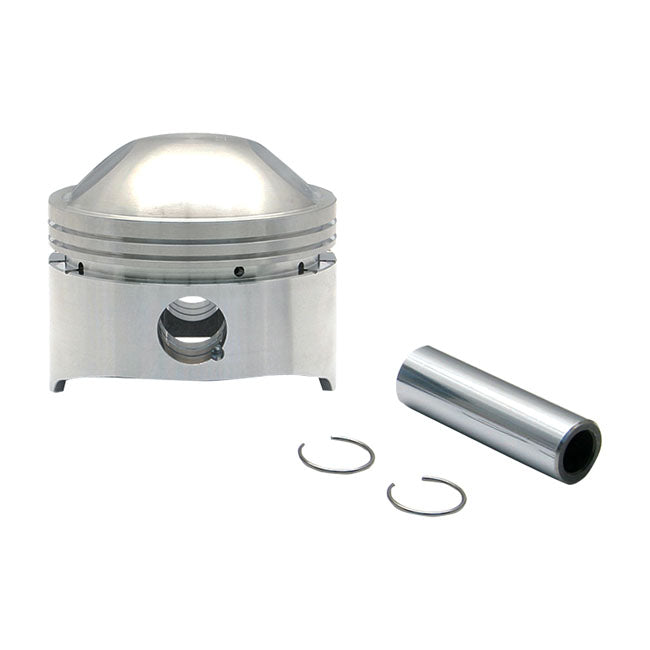 S&S, 3-1/2" Bore 9:1CR Piston Kit. Std For Harley Davidson