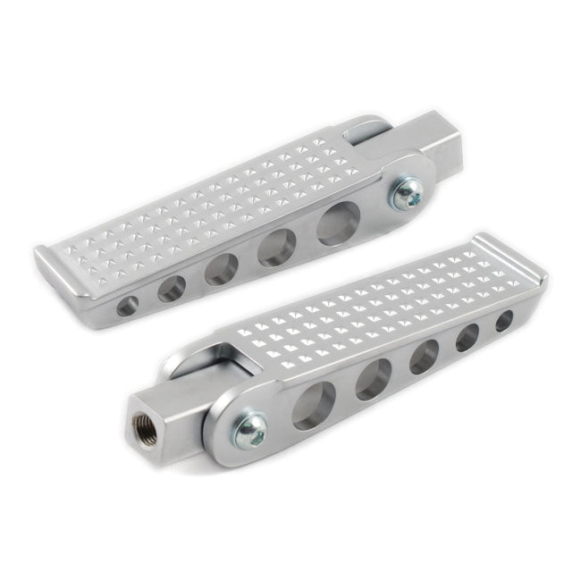 K-Tech Cast Brass Knurled Foot Pegs For Harley-Davidson