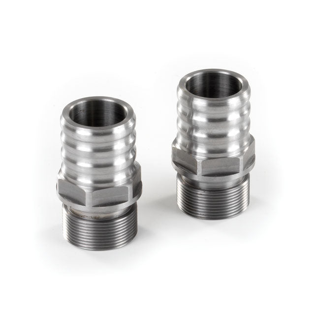 K-Tech Ribbed Fork Tube Caps For Harley-Davidson