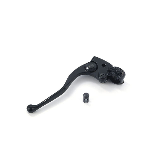 Grimeca Clutch Lever Assembly Black For Harley-Davidson