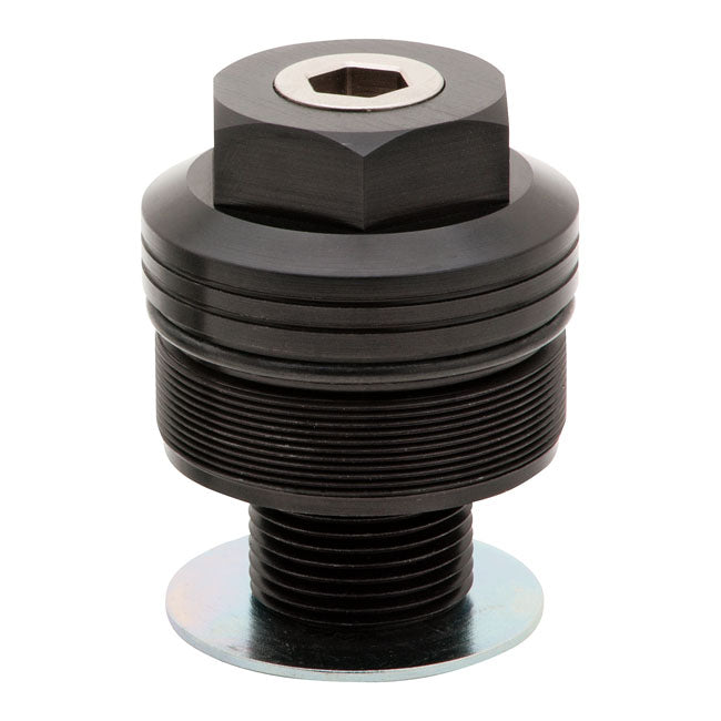 Fork Preload Adjusters, Black Ano For Harley-Davidson