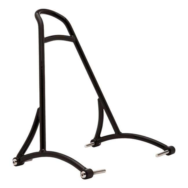 Burly Sissy Bar Short 13", Black For Harley-Davidson