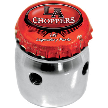 LA Choppers LA-7608-01 Bottle Cap Choke Cable Knob