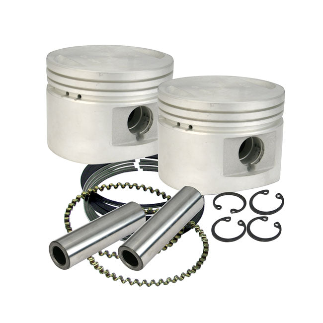 S&S Repl. Cast Piston Kit +.010" For Harley-Davidson