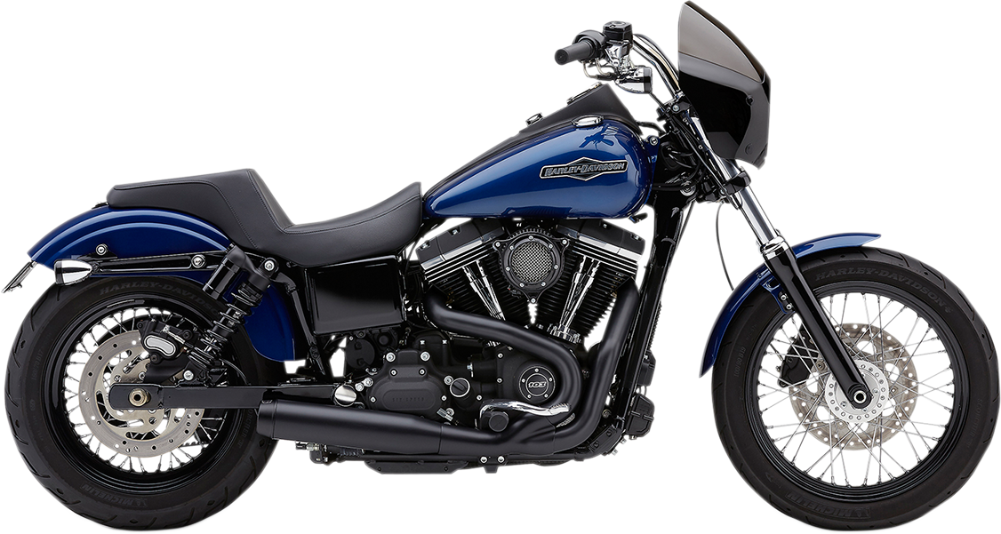 COBRA EL DIABLO 2-INTO-1 EXHAUST FOR HARLEY-DAVIDSON 2012 - 2017 Black El Diablo 2-Into-1 Exhaust System