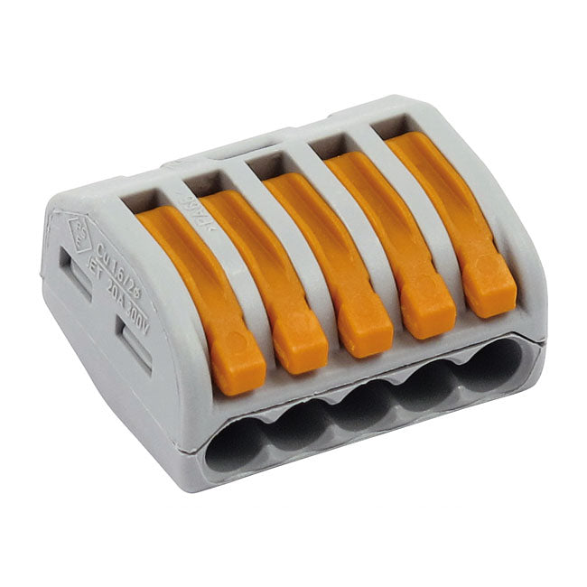 Cage Clamp Connector, 5 Positions For Harley-Davidson