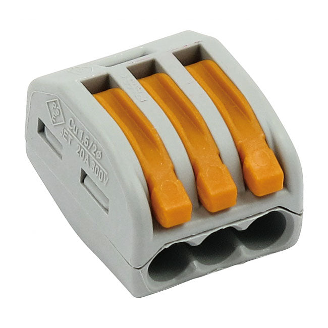 Cage Clamp Connector, 3 Positions For Harley-Davidson