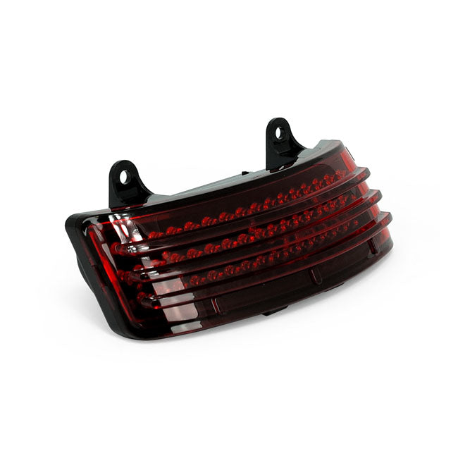 Tri-Bar Led Fender Tip Red Lens For Harley-Davidson