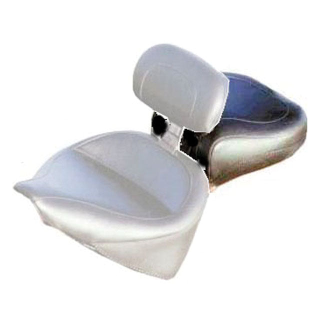 Mustang Vintage Recessed Passenger Seat For Harley-Davidson