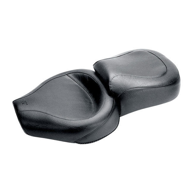 Mustang Wide Touring 1-Piece Seat For Harley-Davidson