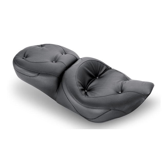 Mustang 1pc Vintage Touring Regal Seat For Harley-Davidson