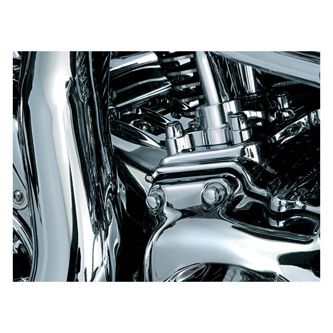 Kuryakyn Rear Cylinder Base Cover. Chrome for Harley-Davidson