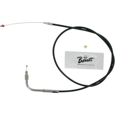 BLACK VINYL THROTTLE AND IDLE CABLES FOR HARLEY-DAVIDSON