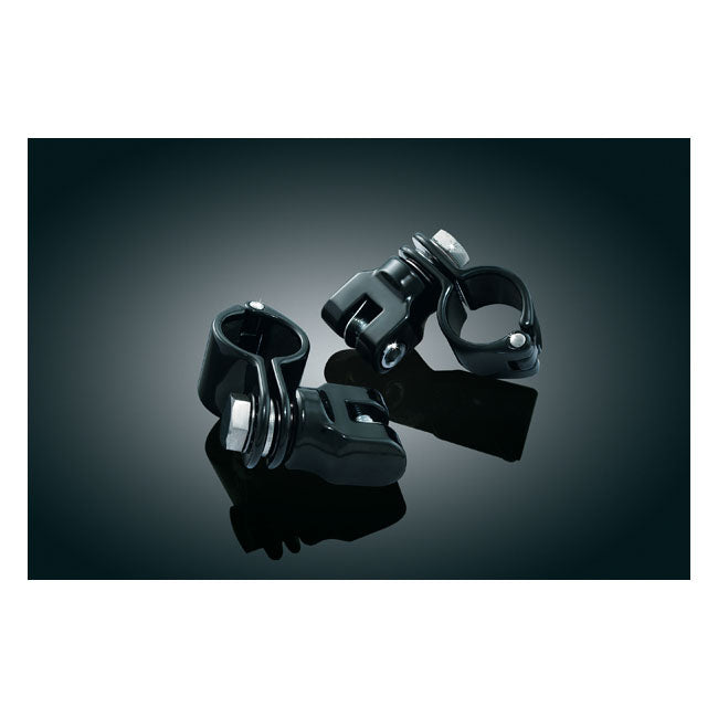 Kuryakyn Magnum Cruise Pegs Mounts,Black For Harley-Davidson