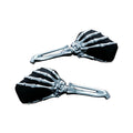 Kuryakyn Skeleton Hand Mirrors For Harley-Davidson