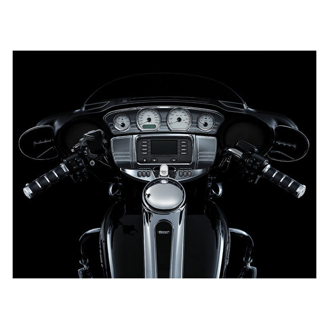 Kuryakyn Tri-Line Gauge Trim For Harley-Davidson