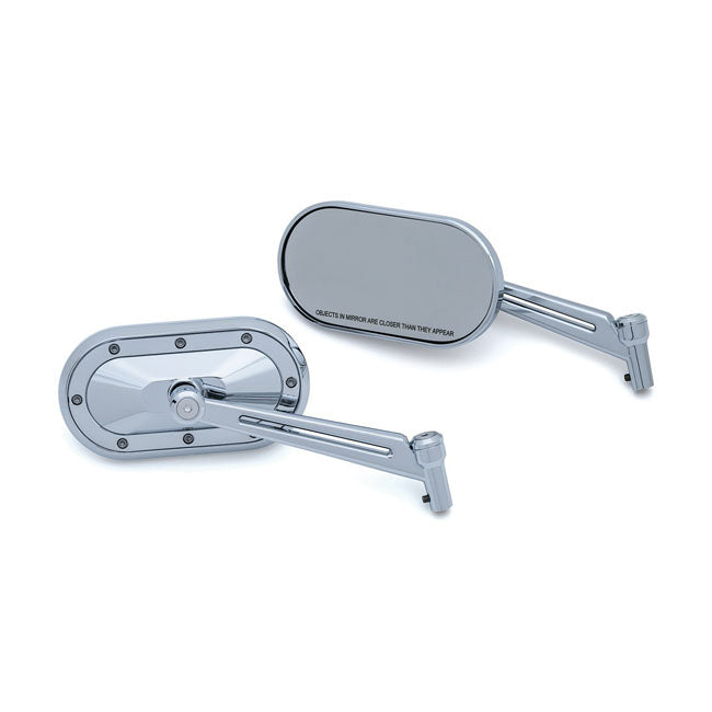 Kuryakyn Heavy Industry Mirrors Chrome For Harley-Davidson