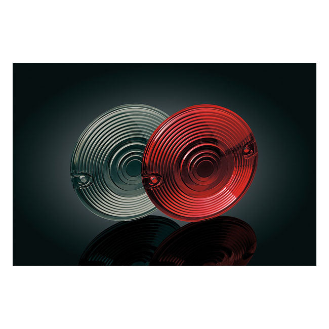 Kuryakyn Turn Signal Lens Set, Red For Harley-Davidson