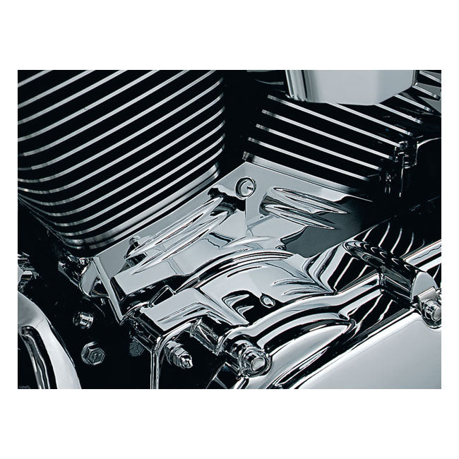 Kurykyn, cylinder base cover. Chrome for Harley Davidson