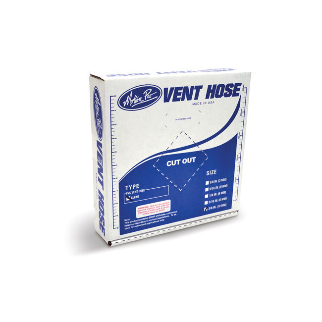 Motion Pro, Clear Pvc Vent Hose For Harley-Davidson