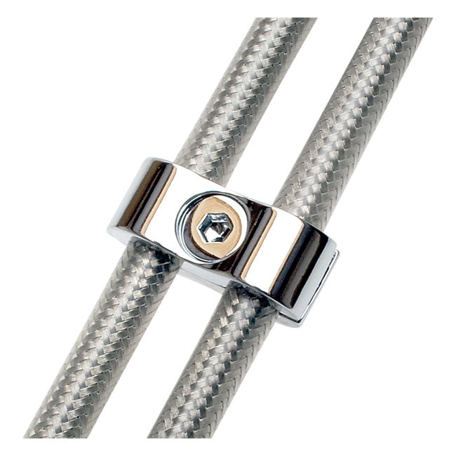 Motion Pro Throttle/Idle Cable Clamp For Harley-Davidson