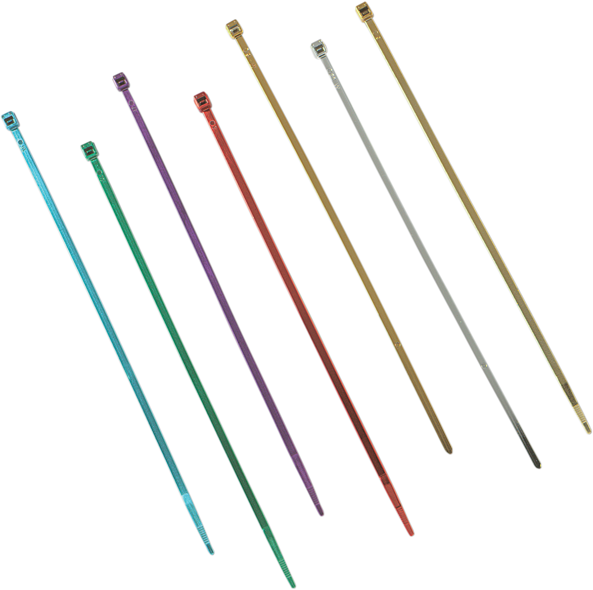 DRAG SPECIALTIES CHROME CABLE TIES CHROME CABLE TIE 11"10 PK