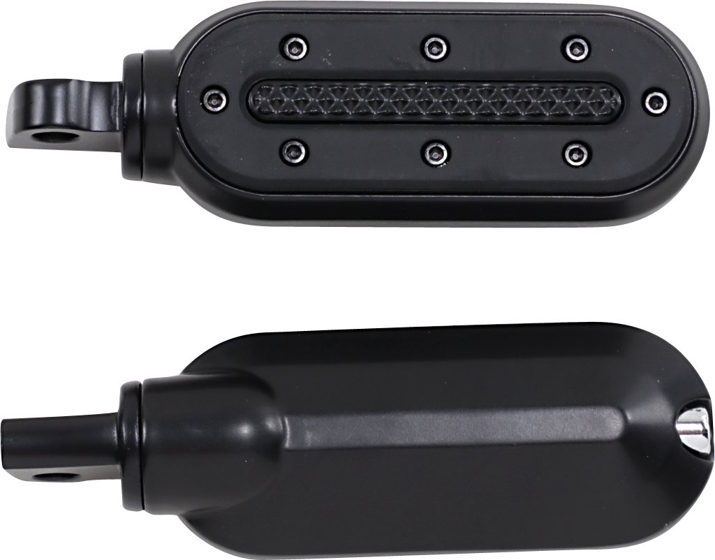 KURYAKYN HEAVY INDUSTRIES FOOTPEGS PEGS HEAVY IND W/ADAP BLK