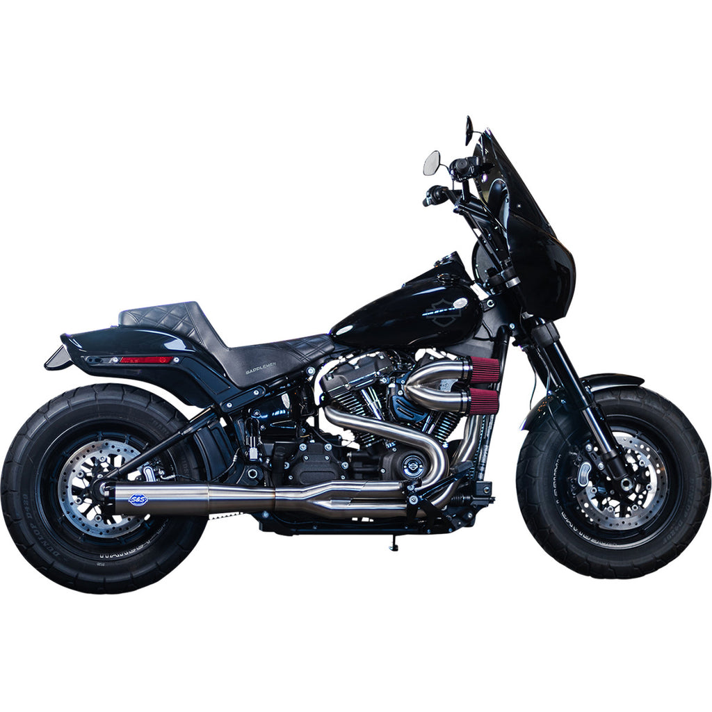 Superstreet 2-Into-1 Exhaust System For Harley Davidson