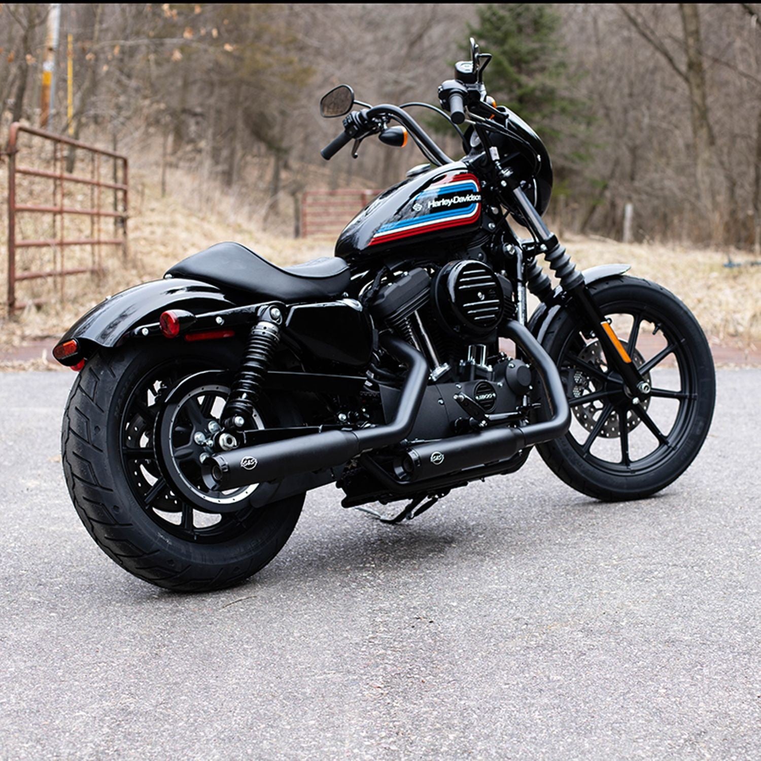 Escape Homologado Para Harley-Davidson Sportster S&S Grand National Black ECE