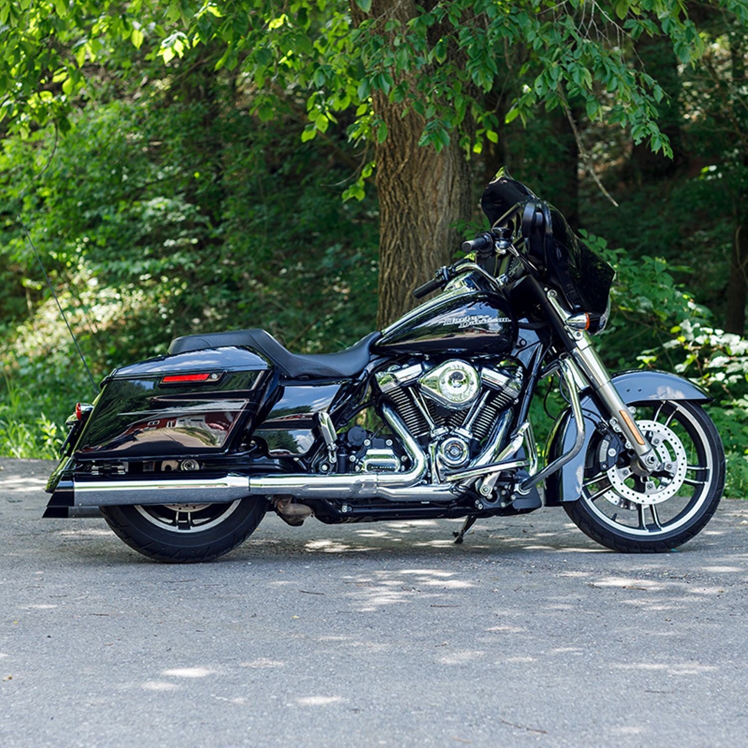 S&S Chrome MK45 Exhaust Muffler Cutlass For Harley-Davidson Touring M8