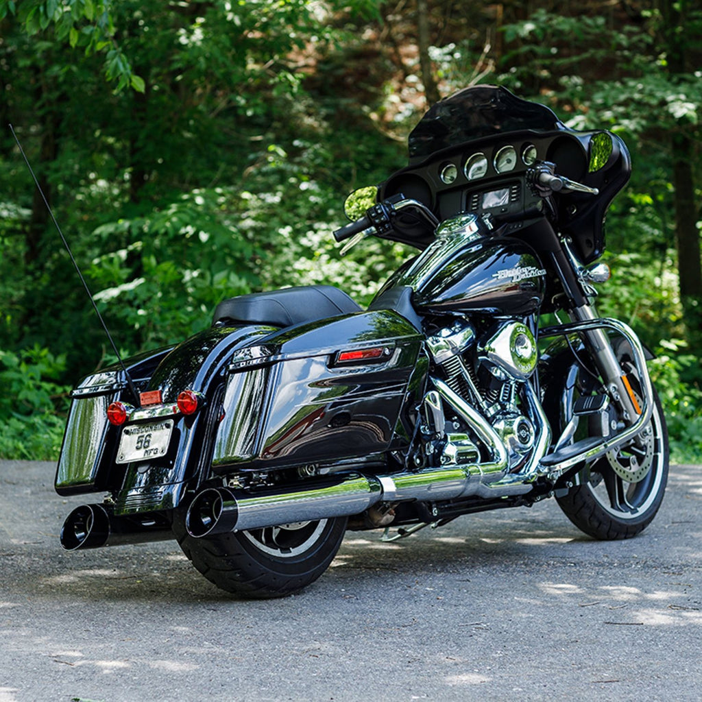 S&S Chrome MK45 Exhaust Muffler Cutlass For Harley-Davidson Touring M8